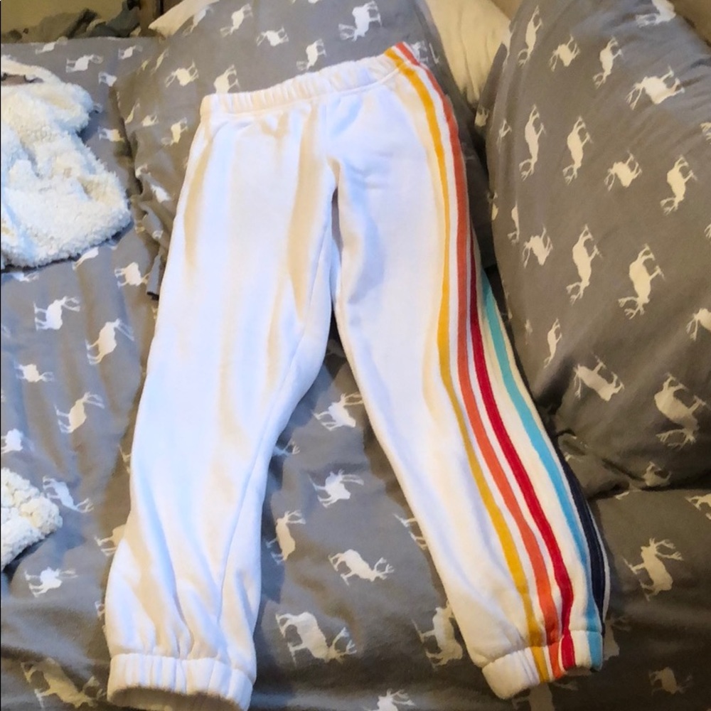 White sweatpants